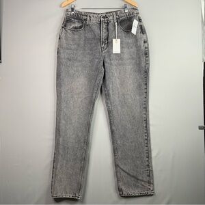 Good American Women's Straight Leg Jeans - Washed Black